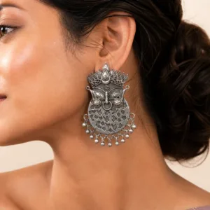 Maa Durga Drishti Drop Earrings
